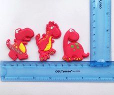 Yunko Dinosaur Shape 3 Hole Cake Decorating Fondant Silicone Mold Chocolate Candy Cupcake Mold N2
