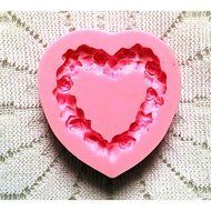 Y&amp;XL&amp;H Bakeware Silicone Heart Baking Molds for Fondant Candy Chocolate Cake (Random Colors) N2