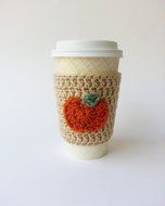 Pumpkin Coffee Sleeve Travel Cup Cozy