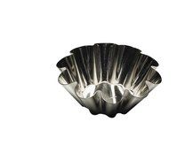 Paderno Fluted Brioche Heavy Tinned Steel Mold - 4"