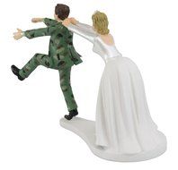Wilton Camo Groom Bride Wedding Cake Topper