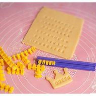 Y&amp;XL&amp;H Fondant Letter Impress Set Alphameric Character Set Cookie Cutter Baking Tools N4