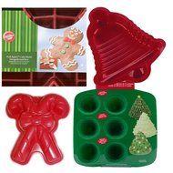 Holiday Baking Molds 4 Piece Gift Bundle