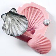 Silicone Mold Sea Shell Food Safe Fondant, Chocolate, Candy, Resin, Polymer Clay, Soap, Craft, Jewelry Food Mold. N9