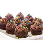LUXEHOME 12 Cup Non-stick Silicone Muffin Tray &amp; Cupcake Molds, 2 Per Pack