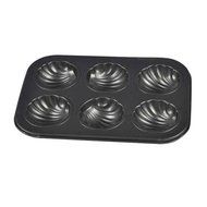 Non-Stick Coating Cake Mold Home Even Shell Mold Pan N4