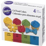 Wilton 601-5581 4 Piece Primary Color Gel Icing Set N4