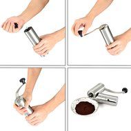 SUNKO Coffee Grinder Manual Coffee Mill&amp;Burr Grinder N5