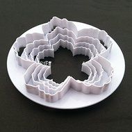 Bigger Peony Petals Cutter, 4pcs/set Gum Paste Flowers Cake Decorating Cutter Fondant Mold Sugar Tools N2