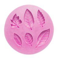 Leaves Pattern Silicone Sugar Jelly Baking Candy Fondant Craft Mold DIY Cake Decorating Mould N10
