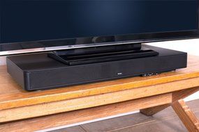 ZVOX SoundBase 570 30"Sound Bar with Built-In Subwoofer, Bluetooth, AccuVoice N3