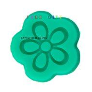 TANGCHU Halloween Shape Silicone Mould Fondant Cake Decorating Baking Tool 3.54inch Of Diameter Green N2