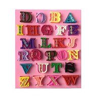 Sher Capital Letters Decoration Fondant Mold Cake Decoration Mold
