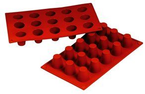 Fat Daddio's Silicone Bakeware Dariole/Baba, 1 Ounce