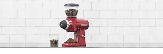 KitchenAid KCG0702ER Burr Coffee Grinder, Empire Red N3
