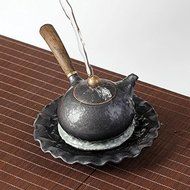 CCWY Black&nbsp;enamel&nbsp;tea&nbsp;pot&nbsp;vintage&nbsp;pot&nbsp;cushioning&nbsp;foam&nbsp;ceramic&nbsp;accessories&nbsp;wholesale&nbsp;ru&nbsp;Kung Fu&nbsp;tea ceremony&nbsp;kettle