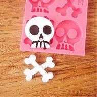 HT BAKEWARE | Skulls and Bones Silicone Mold N2