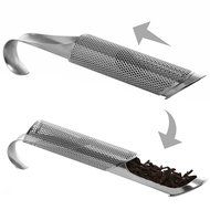 Stainless Steel Tea Infuser / Long Handled Hook Cylindrical Loose Tea Leave Strainer, MyGift N5