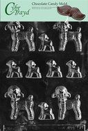 Cybrtrayd E050 Assorted Lambs Easter Chocolate/Candy Mold, Small/Large