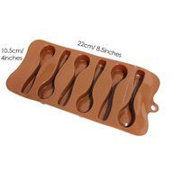 CurtzyTM Set of 6 Silicone Rubber Chocolate Sweet Candy Mould Trays N4