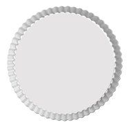 Fat Daddio's Anodized Aluminum Fluted Tart Pan with Removable Bottom, 11 Inch x 1 Inch N3