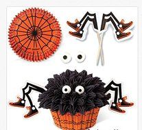 Wilton Spider Cupcake Decorating Kit, Makes 24 Halloween Cupcakes N2