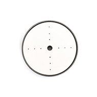 CCWY Black ceramic tray round portable water savings water tea Taiwan sea stoneware tray tea wholesale,Black bricks N3