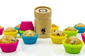 The Hobby Chef | Premium Silicone Baking Cups &ndash; 24 Vibrant Colors Reusable Baking Cups N5