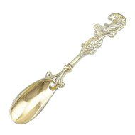 Retro Creative 3-pieces Teaspoons Coffee Scoops Stirring Spoons Sugar Spoons Seasoning Spoons (Silver) N2