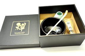 Japanese Mino Yaki ware Matcha Bowl And Tea Ceremony Set Green Tea 11.5 / 11.5 / 8cm (4.5 / 4.5 / 3.1inch)[7383] N6