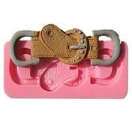Sher Fashion Belt Buckle Chocolate Mold Fondant Cake Molds Soap Chocolate Mould For The Kitchen Baking