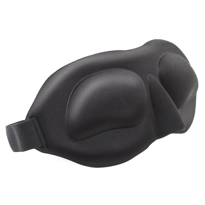 Sleep Mask- Contoured & Comfortable Eye Mask for Sleeping & Free Ear Plugs Carry Pouch. Lightweight 3D Blindfold... N13