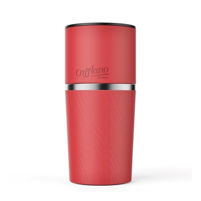 Cafflano Klassic- Portable All-in-One Pour Over Coffee Maker (Red) N2