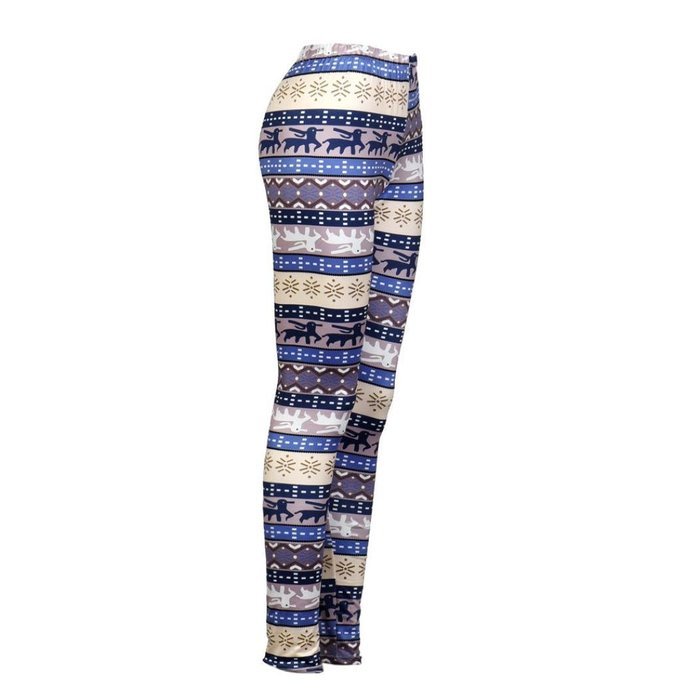 PHOTNO Women Lady Casual Skinny Christmas Print Stretchy Pants Slim Leggings N15