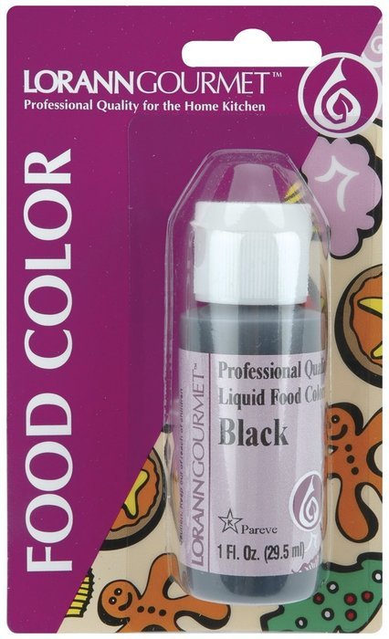 Lorann Oils Liquid Food Color, 1 oz, Black