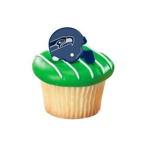 NFL Seattle Seahawks Cupcake Rings 12 Pack