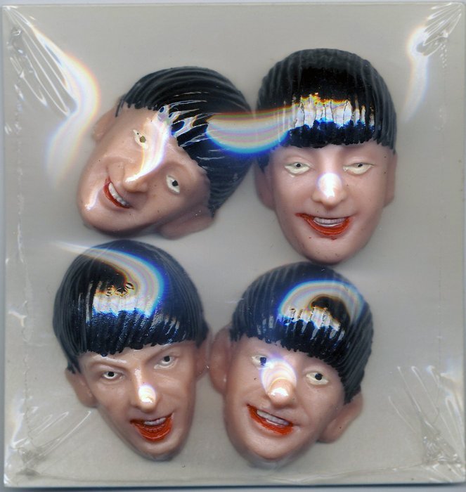Beatles Cake Heads Decorations