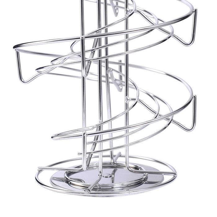 Safstar 360 Degree Rotating Coffee Pod Holder Stand - Revolving Spinning Carousel Tower Nescafe Dolce Gusto Nespresso... N3