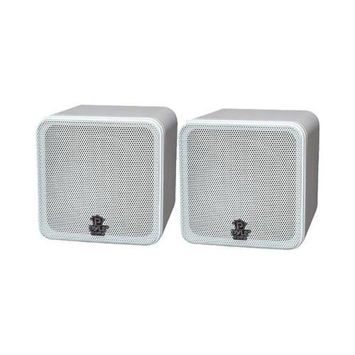 Pyle PylePro PCB4WT Mini Cube Speaker Cable - 200 W (PMPO) - Video Shielded - White