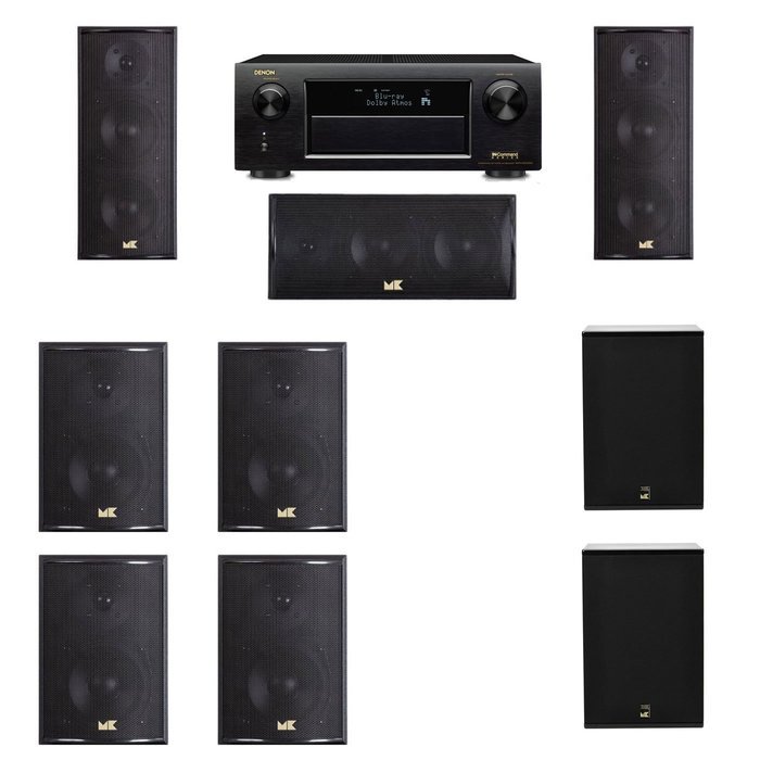 M&K Sound LCR750 Loudspeaker 7.2 X10 Denon AVR-X5200W