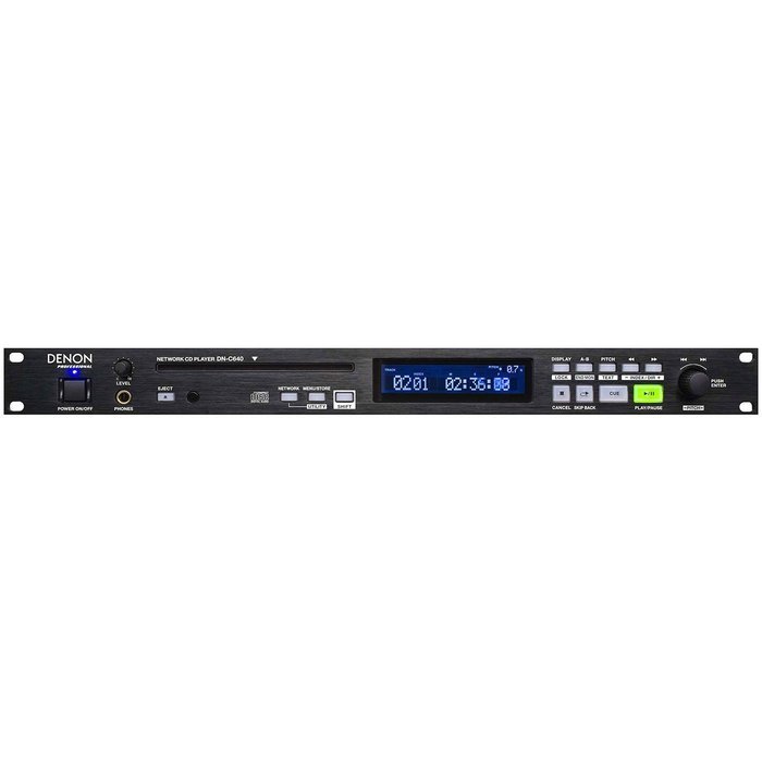 Denon DN-C640 Professional Rack Mount Slot-Loading Network CD Player N2