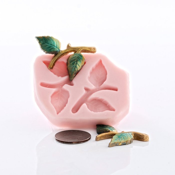 Small Leaf Silicone Mold, Fondant, Food Safe, Polymer Clay, Resin Mold, Epoxy and so much more