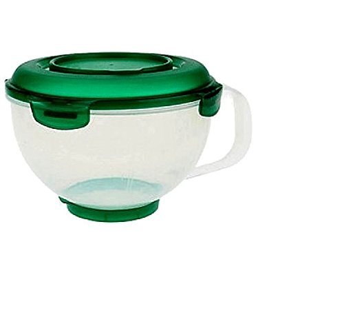 Lock & Lock 12.5 Cup Mixing Bowl with Side Measurements, Emerald