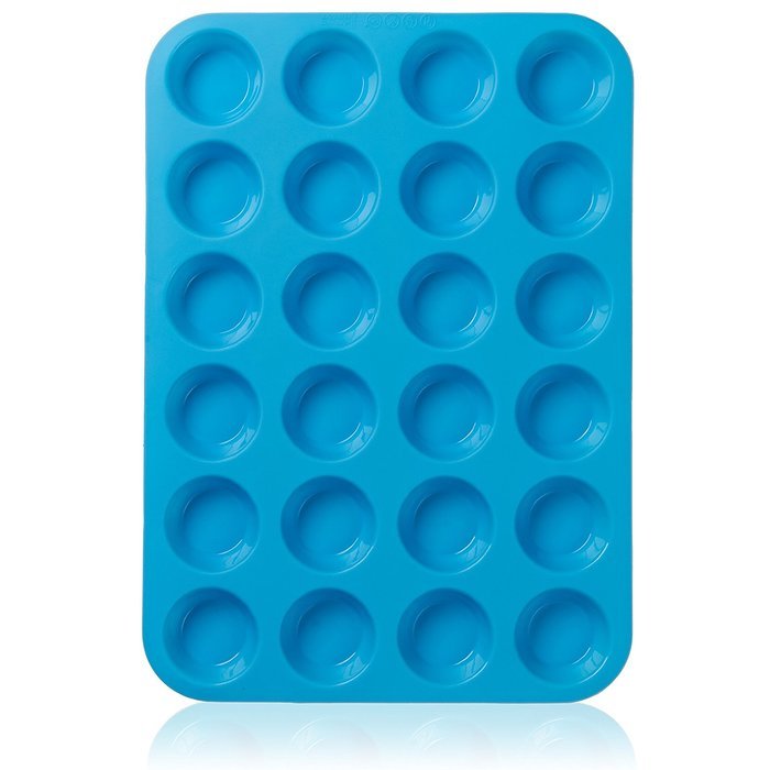 Lucentee Large Mini Muffin Pans - Top Non Stick Bakeware for Muffins, Cakes and Cupcakes - 24 Cups Texas Jumbo... N4