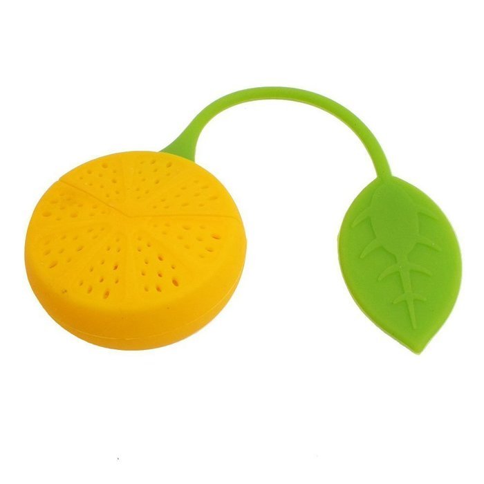 RuiChy Stainless Steel Tea Infuser Strainer with Silicone Leaf Lid N4