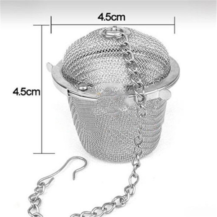 MAXGOODS Fine Stainless Steel Infuser Strainer Mesh Tea Filter Spoon Locking Spice Ball Herbal N5