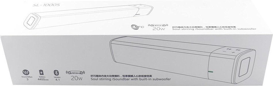 HomeBot NFC Bluetooth Speaker,Portable Wireless Speaker with Rechargeable Battery 4400mAh,Soul Stirring iSoundBar...