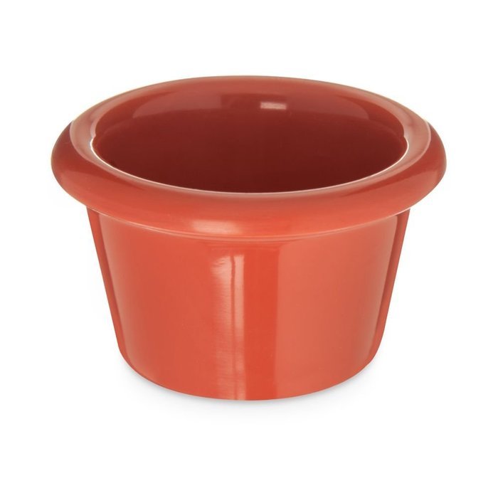 Carlisle (S27552) Ramekins, Set of 48 (1-1/2-Ounce, Melamine, Sunset Orange)