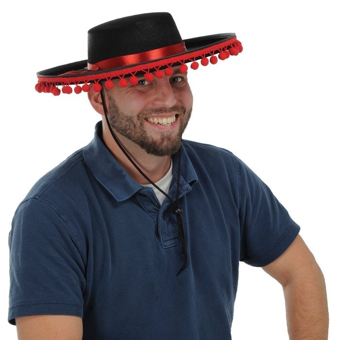 Beistle 60840 Felt Spanish Hat, 6 Hats Per Package