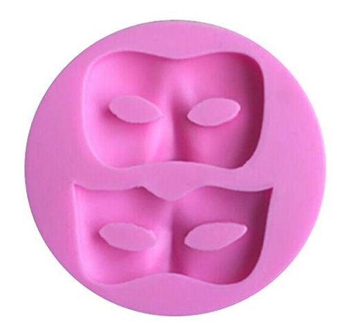 Masquerade Mask Silicone Mold for Fondant, Gum Paste, Chocolate, Crafts N2